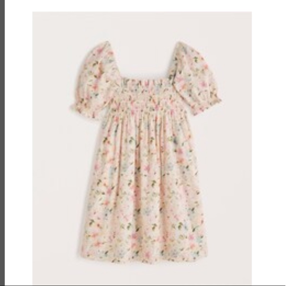 Abercrombie & Fitch Babydoll Dress, White, XL- New with tags!